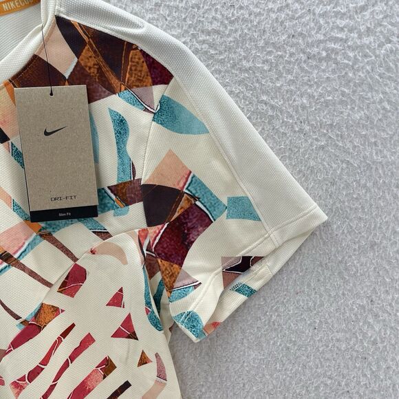 Nike US Open Jersey Men's XS Multicolor Slim Fit Dri-Fit Court Slam Tennis NEW - Picture 3 of 8